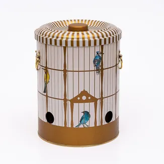 Bird Cage Desenli Metal Soğanlık, 17.5 x 22.5 cm, 5 lt