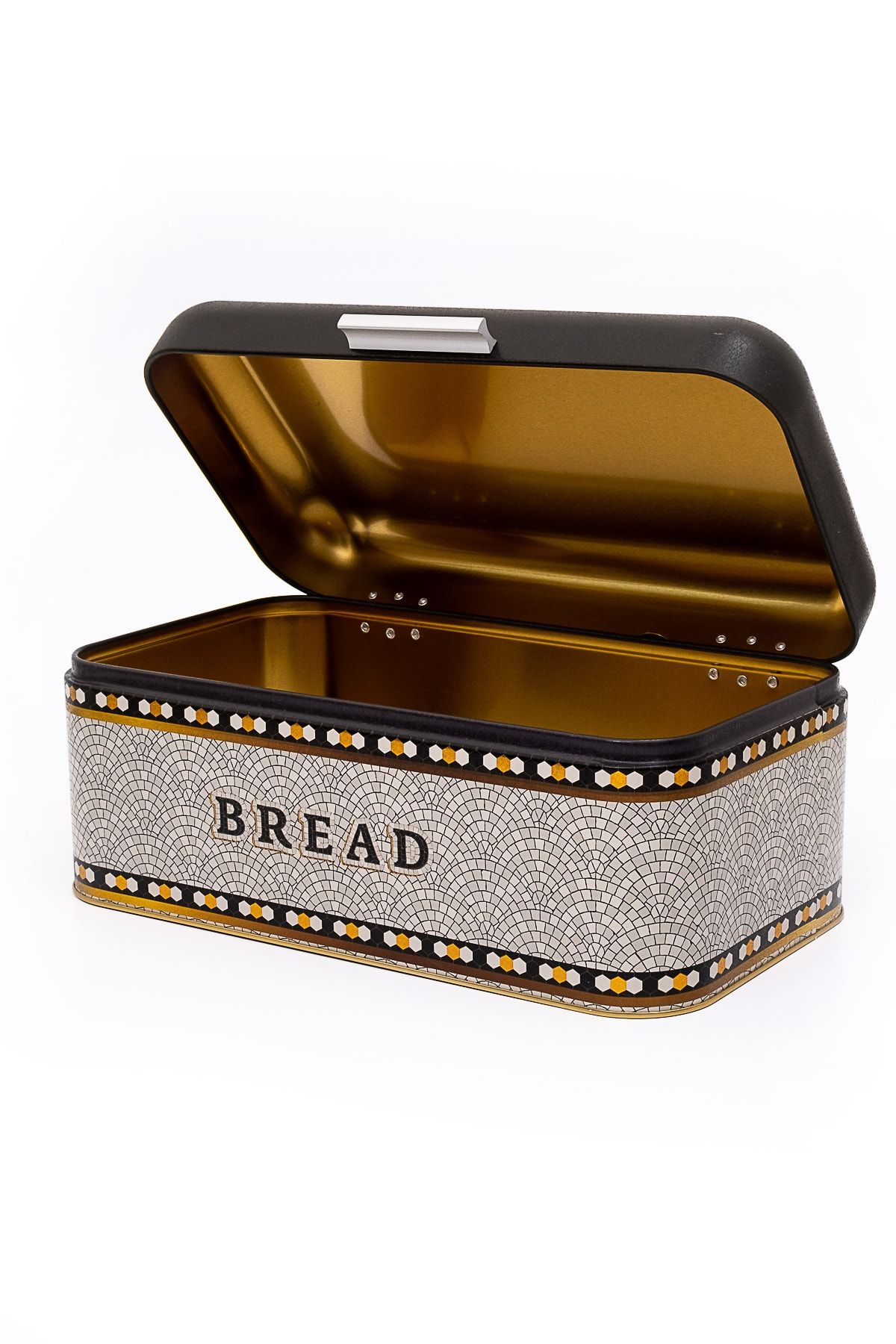 Mosaic Bread Desenli Metal Ekmek Kutusu, 9 lt