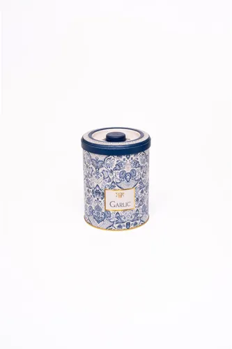 Azulejos Garlics Desenli Yuvarlak Metal Sarımsaklık, 14 x 18 cm, 2.5 lt